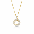 Golden Halo Radiance Pendant