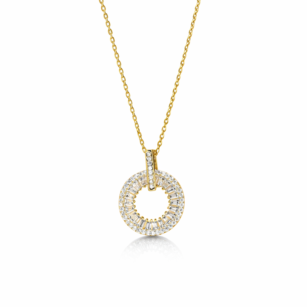 Golden Halo Radiance Pendant