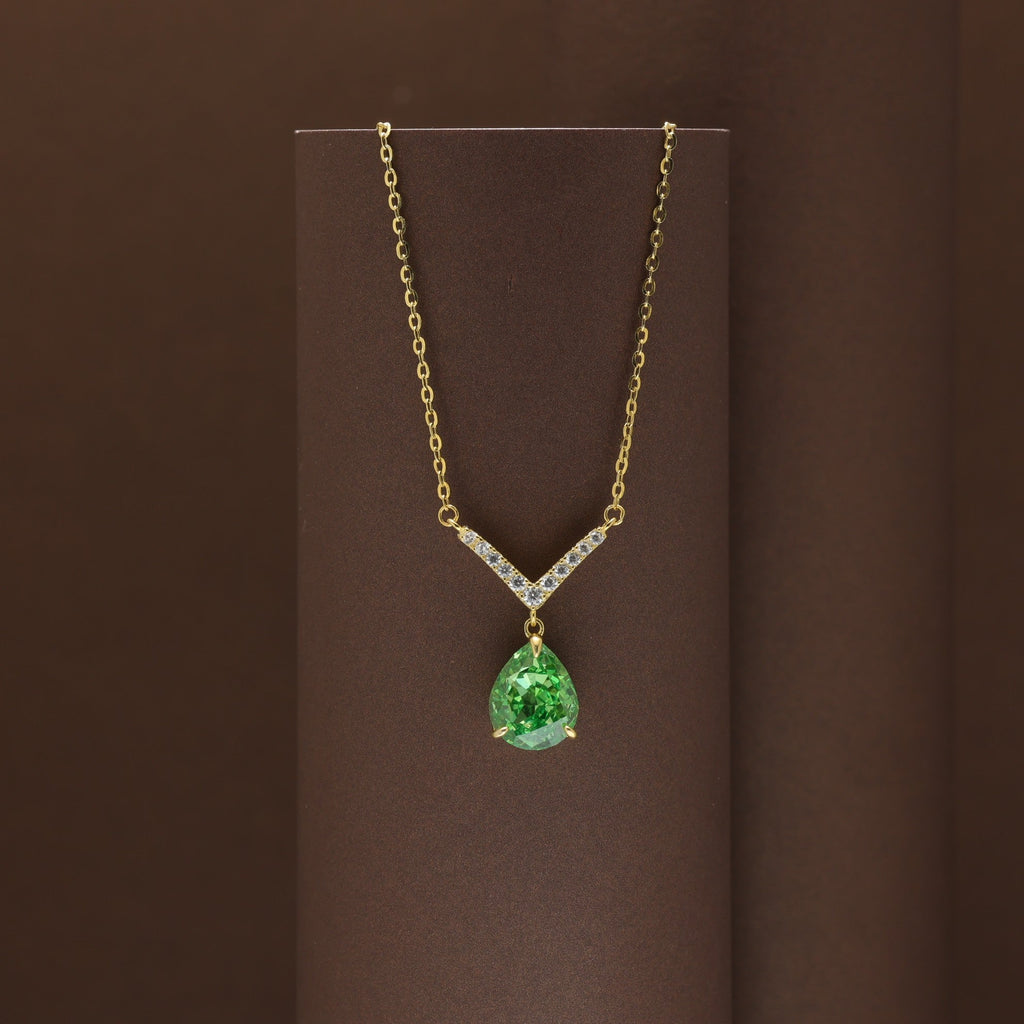 Verdant Vee Drop Pendant