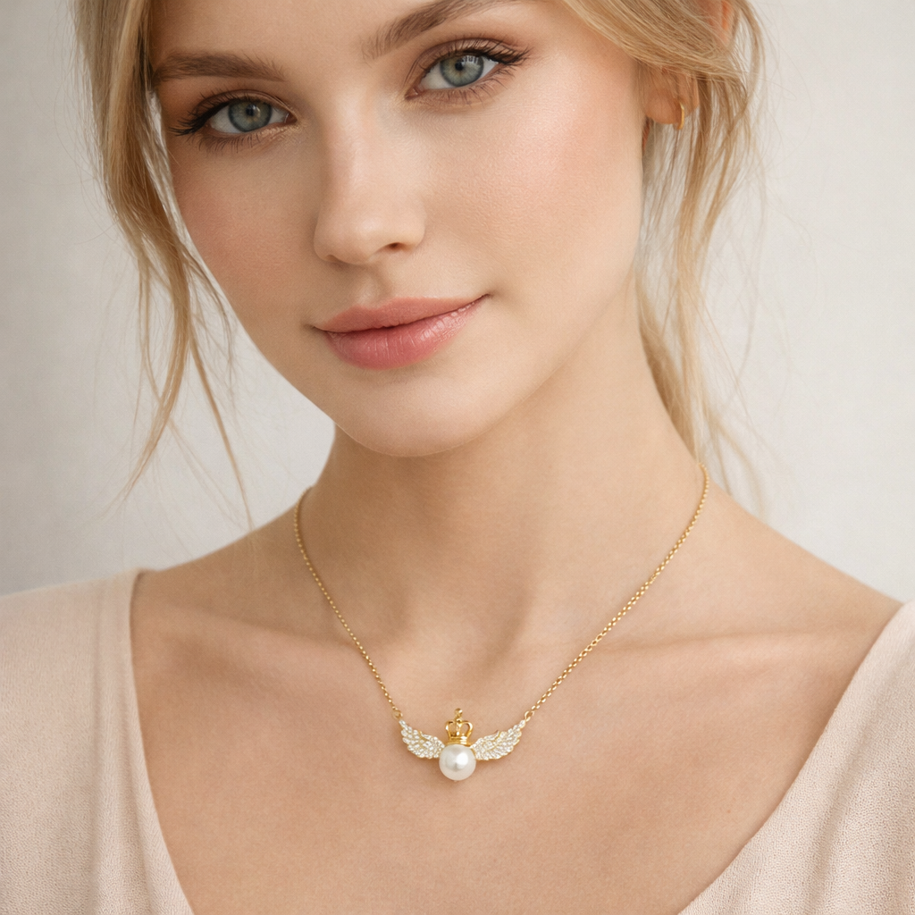 Celestia Crown Pearl Pendant