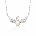 Seraphine Pearl Wing Pendant