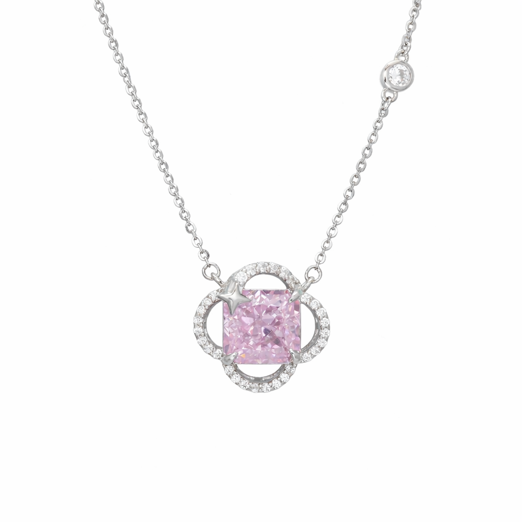 Blush Halo Bloom Pendant