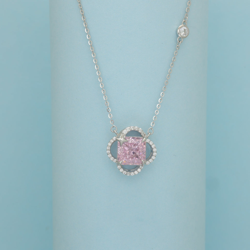 Blush Halo Bloom Pendant