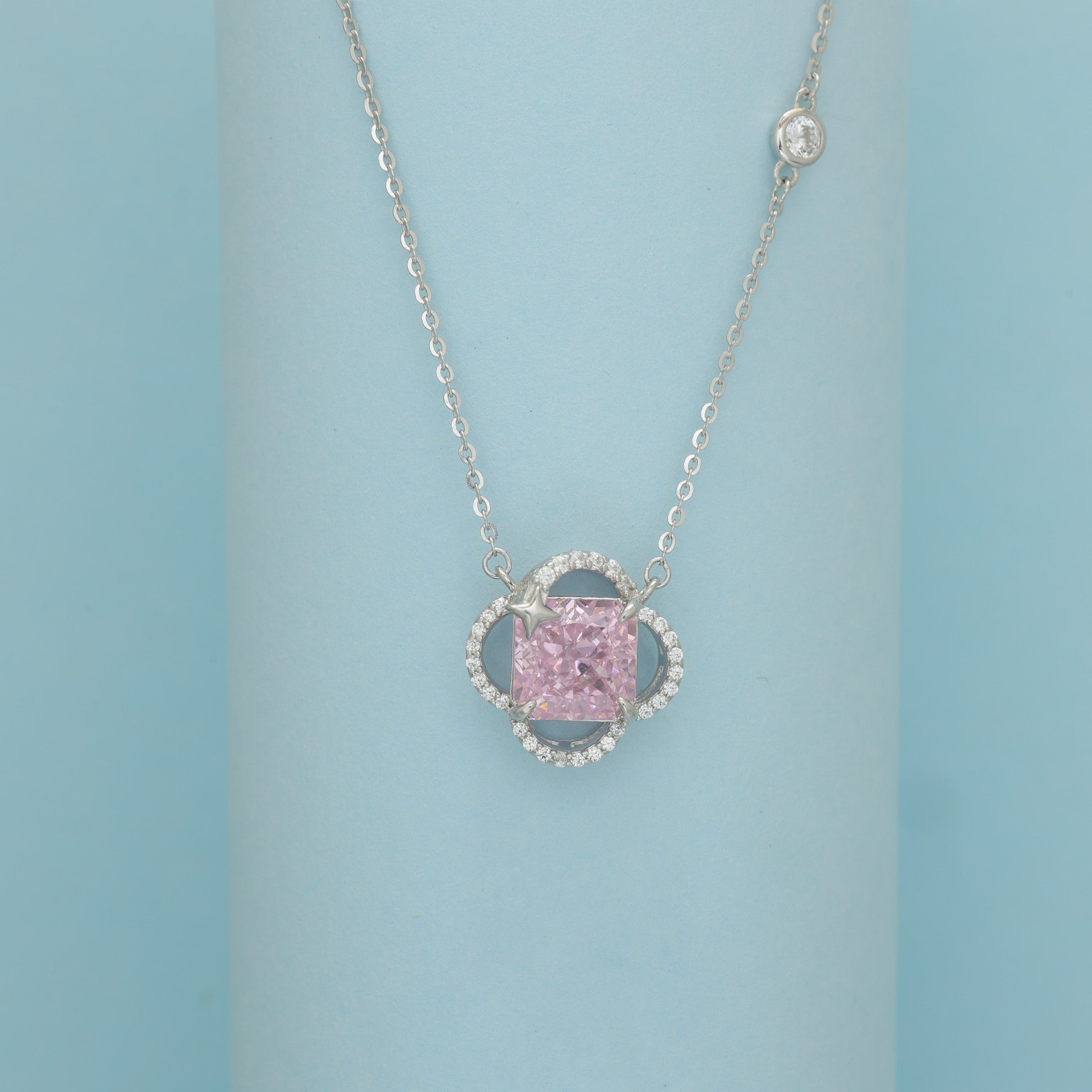 Blush Halo Bloom Pendant