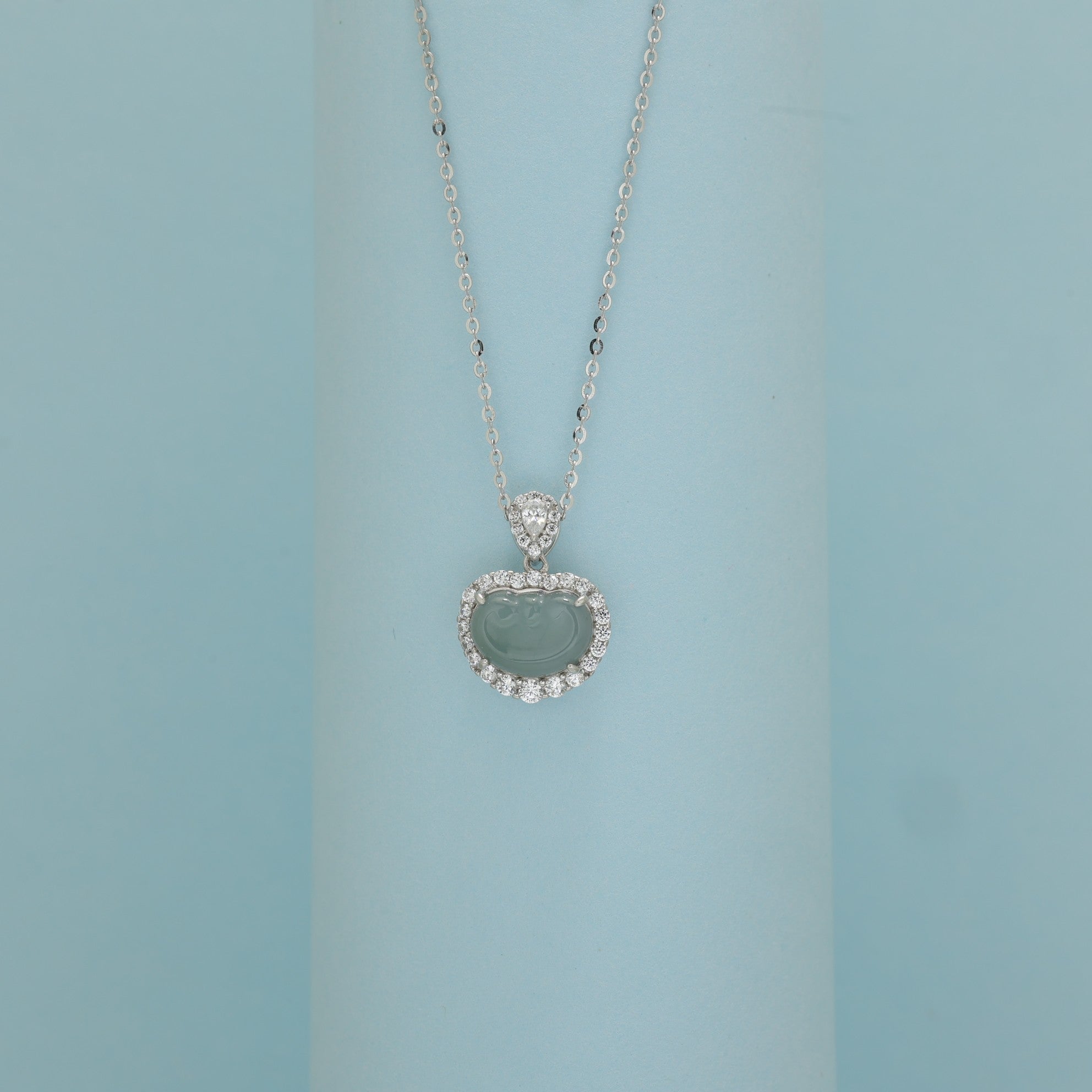 Jade Halo Whisper Pendant