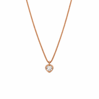 Rosé Heart Spark Pendant