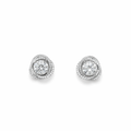 Luna Halo Stud Earrings