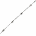 Silver Heartline Bracelet