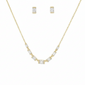 Silver Lumiere Linea Yellow Tone Chain Set