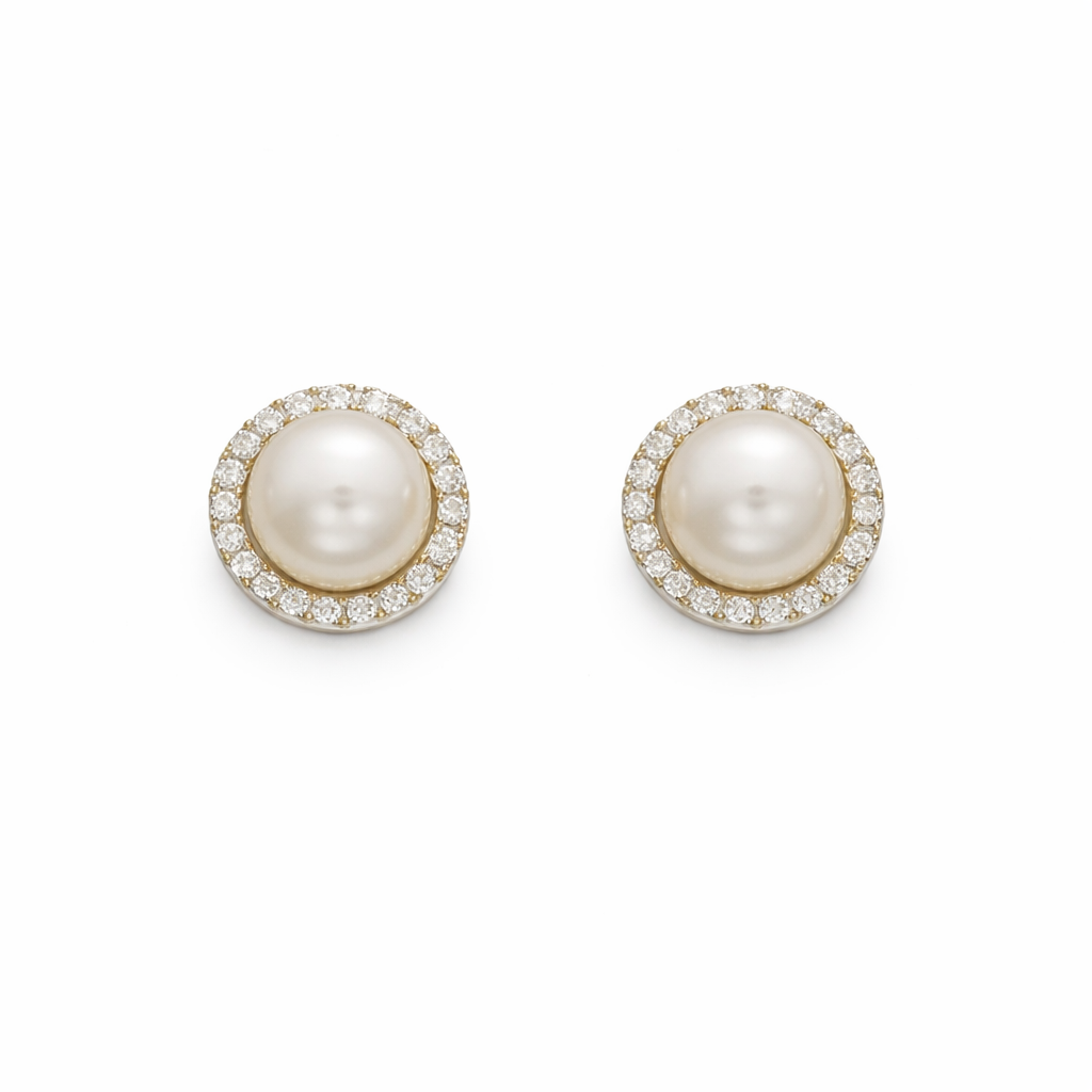 Pearl Aura Studs