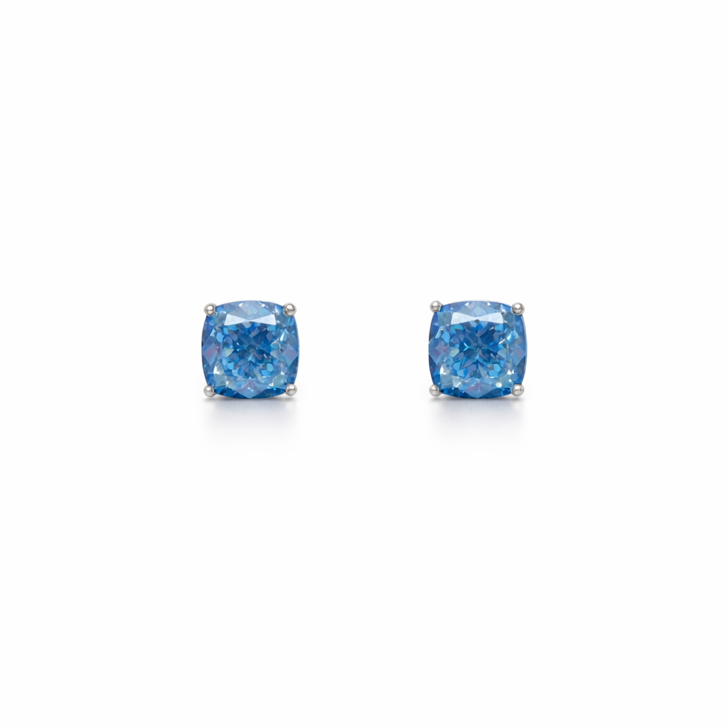 Azure Cushion Studs