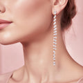 Silver Snack Rosetone Earring