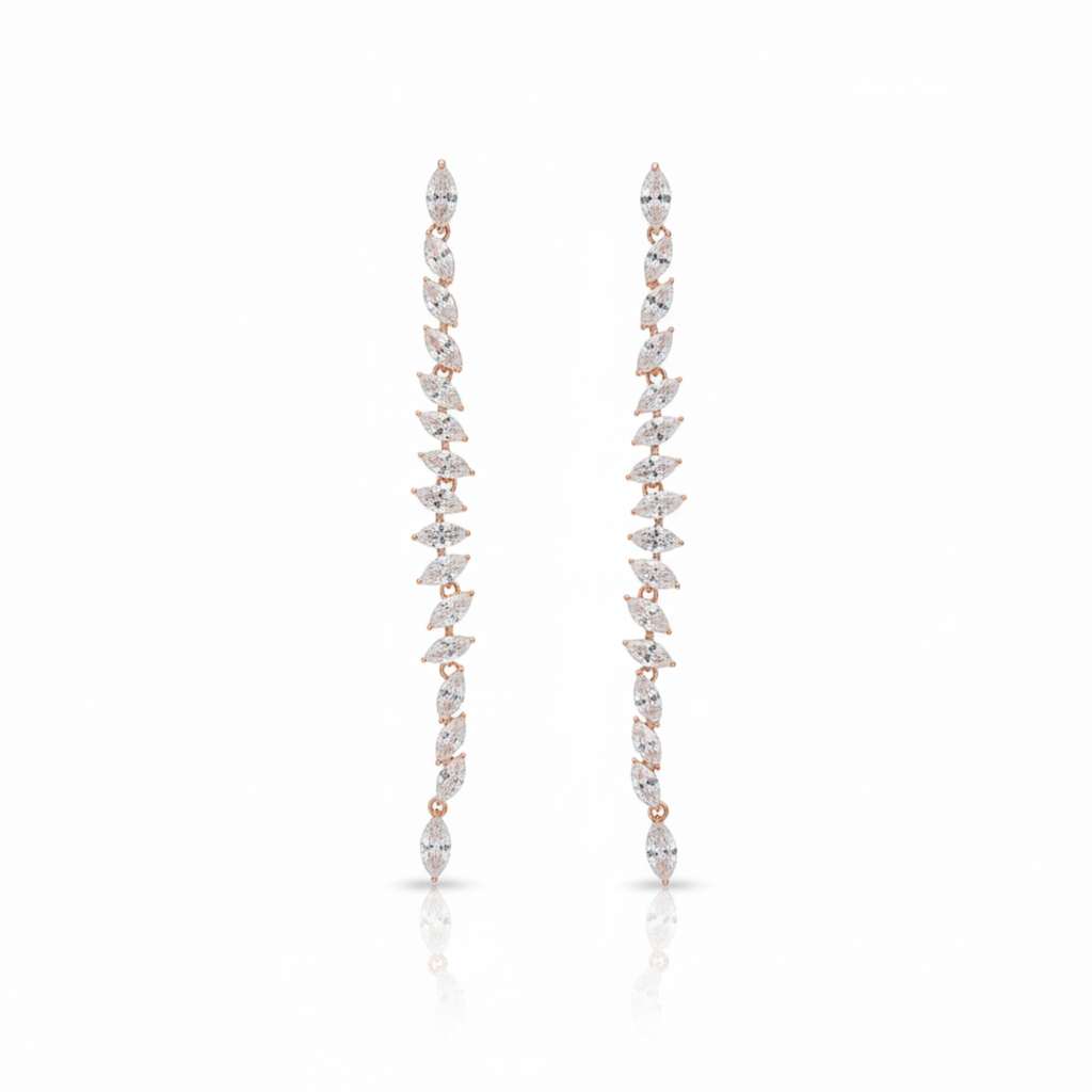 Silver Snack Rosetone Earring