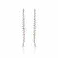 Silver Snack Rosetone Earring