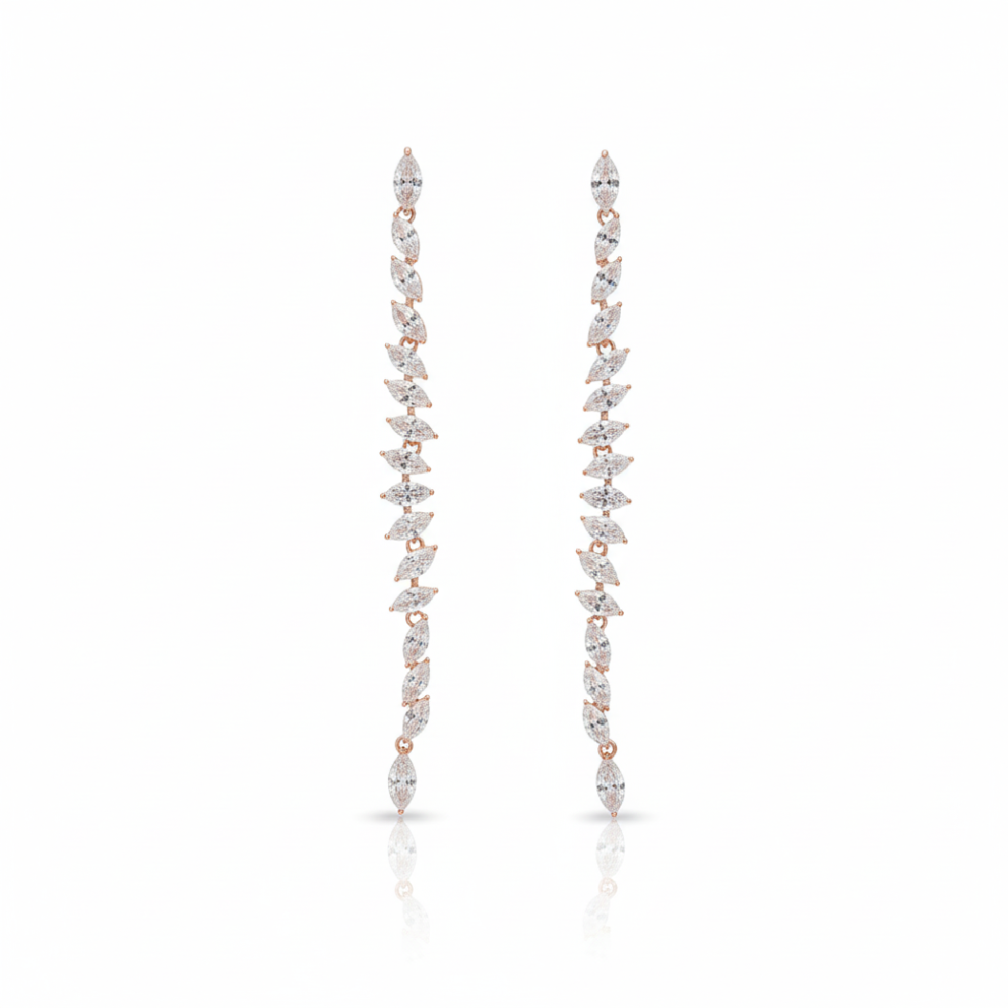 Silver Snack Rosetone Earring