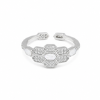 Timeless Beauty – 925 Silver Mother of Pearl Finger Ring