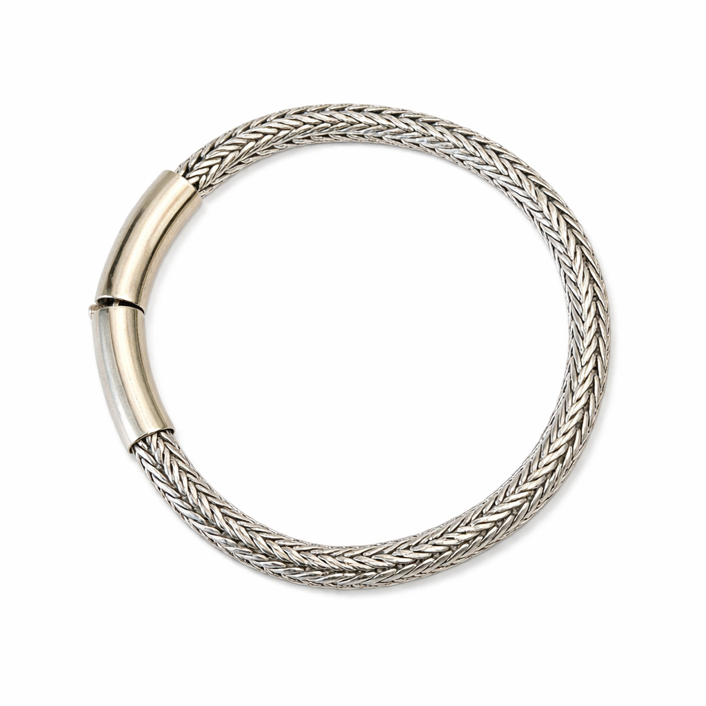 Bold & Premium 925 Silver Finish Men’s Lucky
