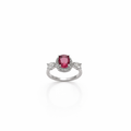 Luxury Glow Silver Ring for Women