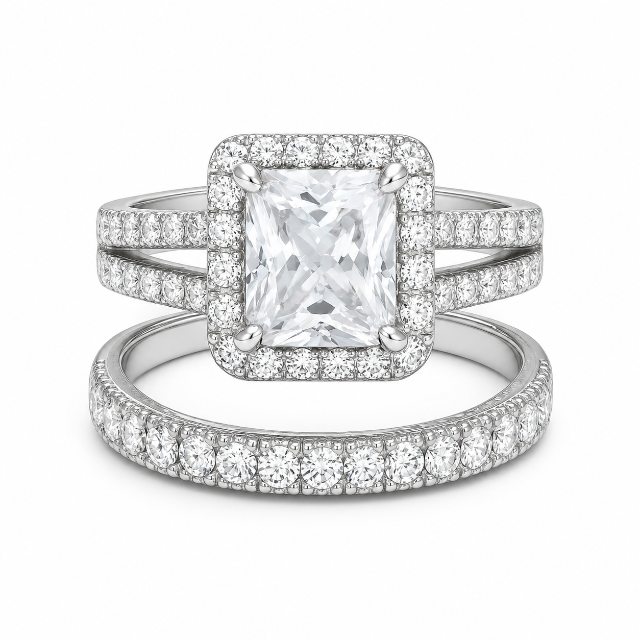 Silver Artisoul Solitaire Diamond Ring