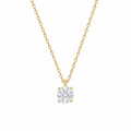 Golden Aura 925 Silver Chain Pendant Set