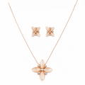 Royal Rose 925 Sterling Silver Pendant Set