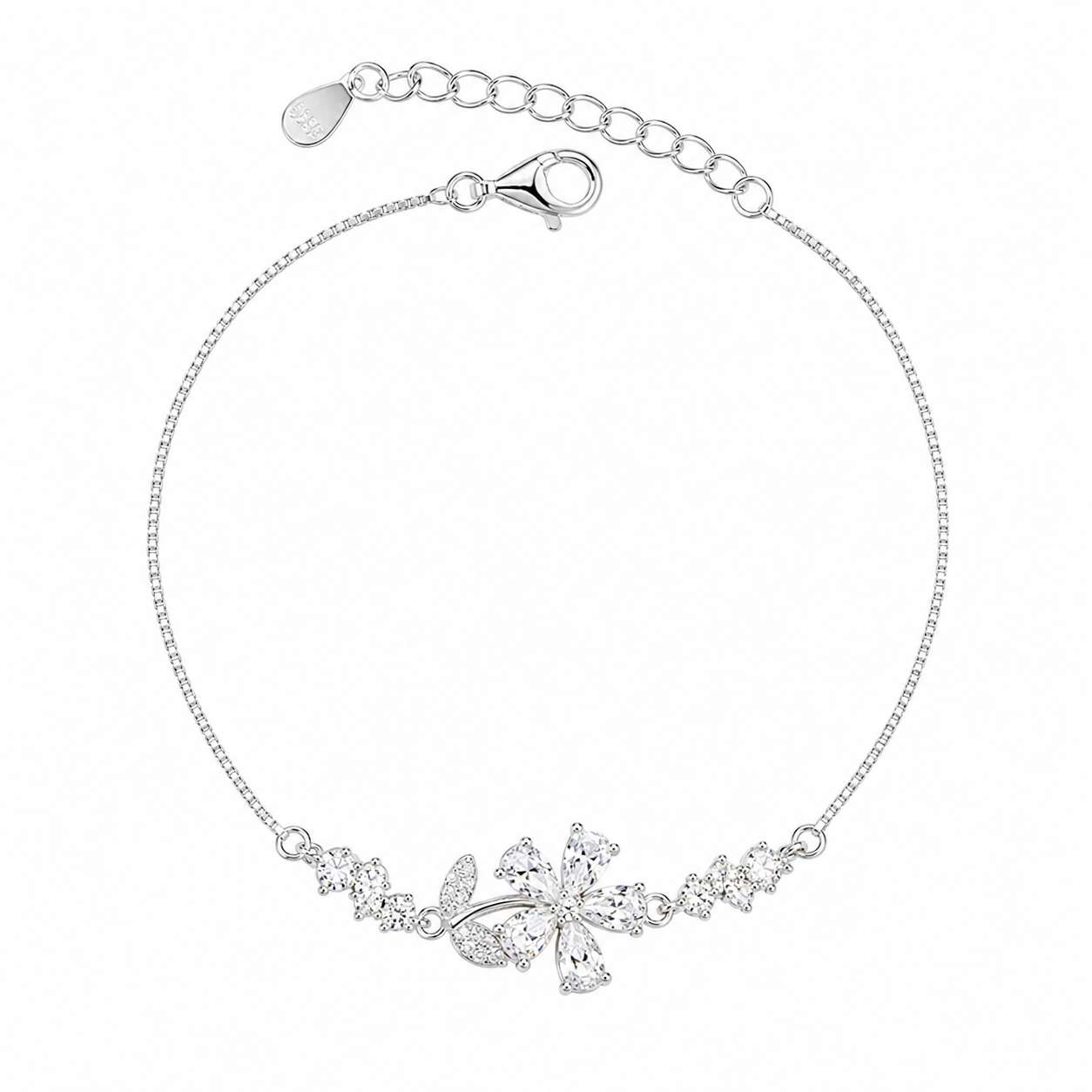 Moonlight Grace Sterling Silver Bracelet