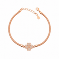 Luxury Rose Finish 925 Silver Bracelet