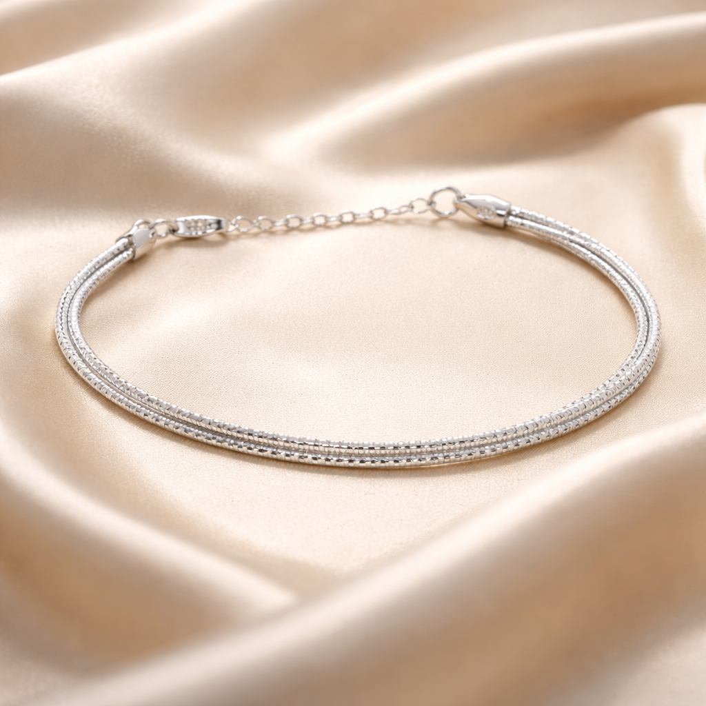 Elegant Everyday 925 Silver Kada for Women