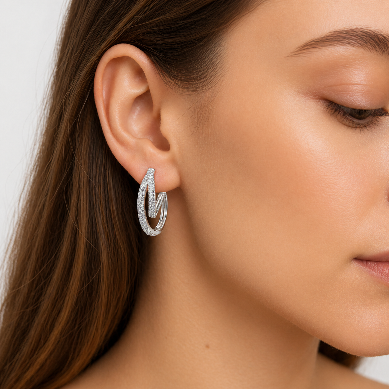 Trendy 925 Silver Bali Earrings – Modern Ethnic Style
