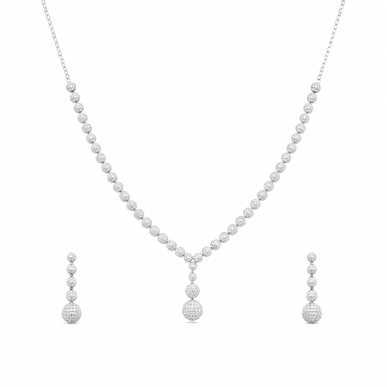 Elegant Glow 925 Silver Necklace