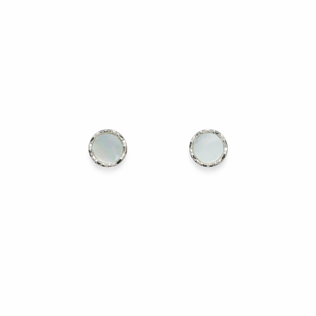 Opaline Glow Stud Earrings