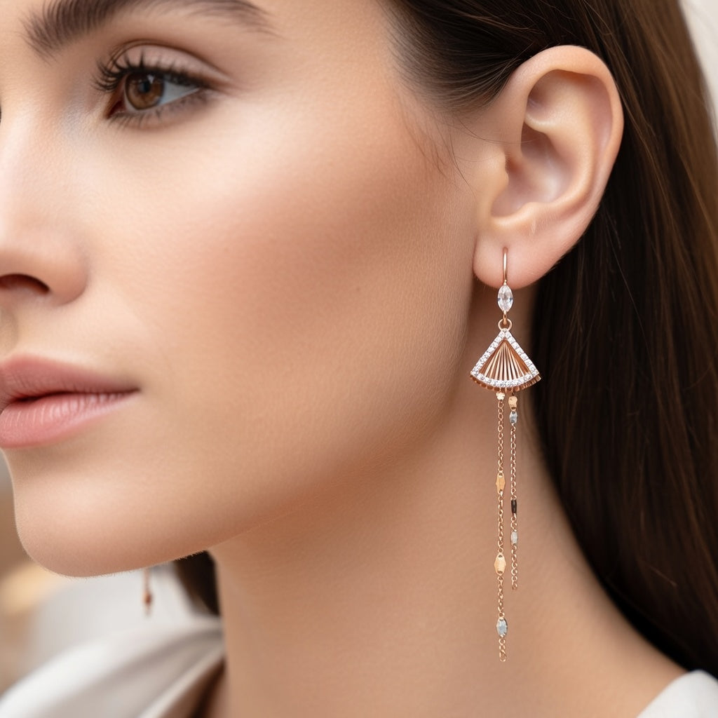 Aurora Cascade Drop Earrings