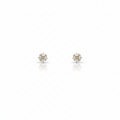Silver Radiant Spark Rose Tone Studs