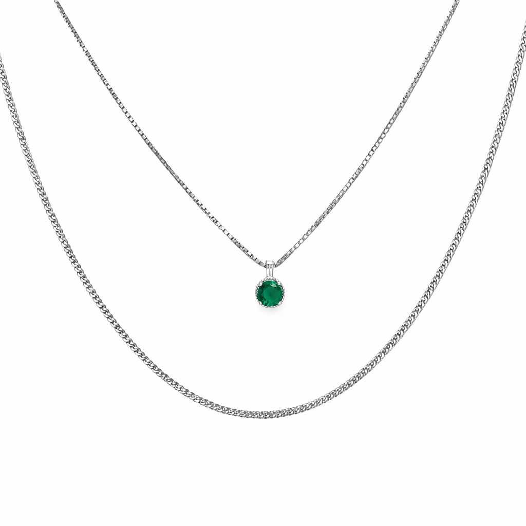 Emerald Whisper Pendant