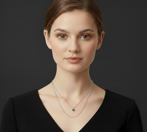 Emerald Whisper Pendant