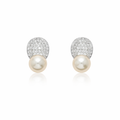 Pearl Pavé Harmony Stud Earrings