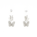 Silver Twice The Grace Earring