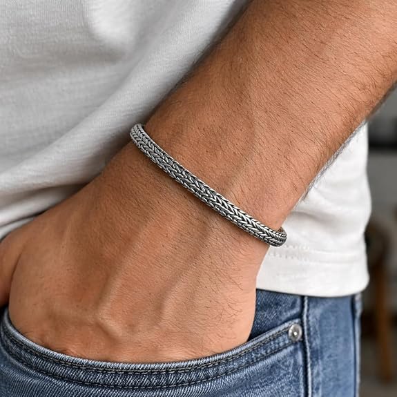 Men’s 925 Silver Fortune Bracelet
