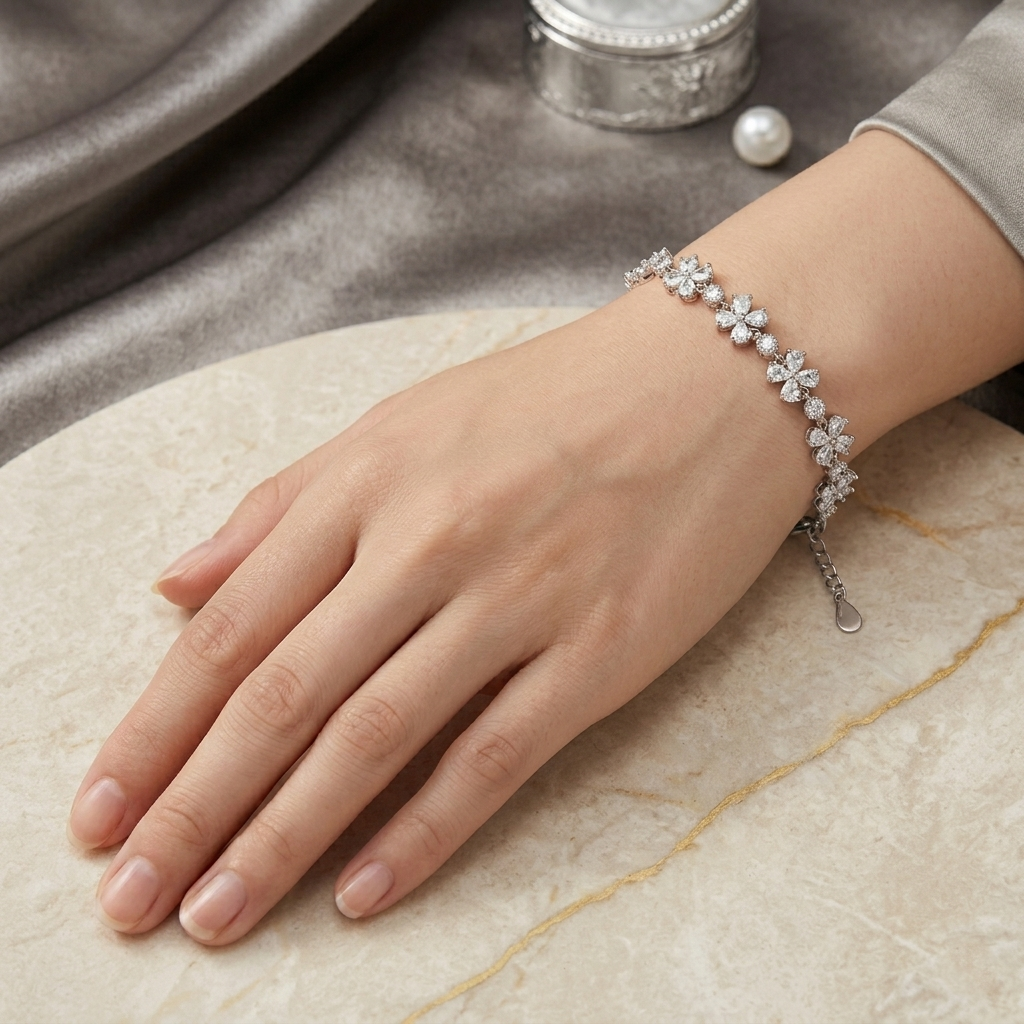 Premium Italian Finish Silver Bracelet
