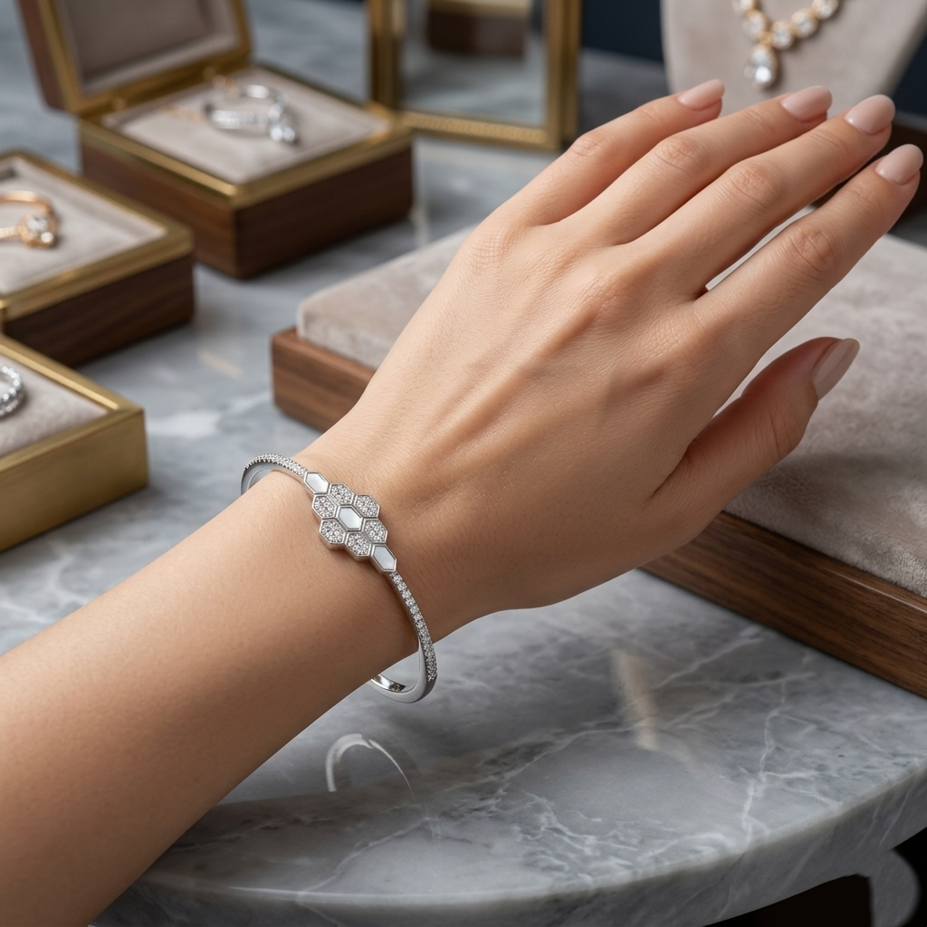 HexaGlow Harmony Bracelet