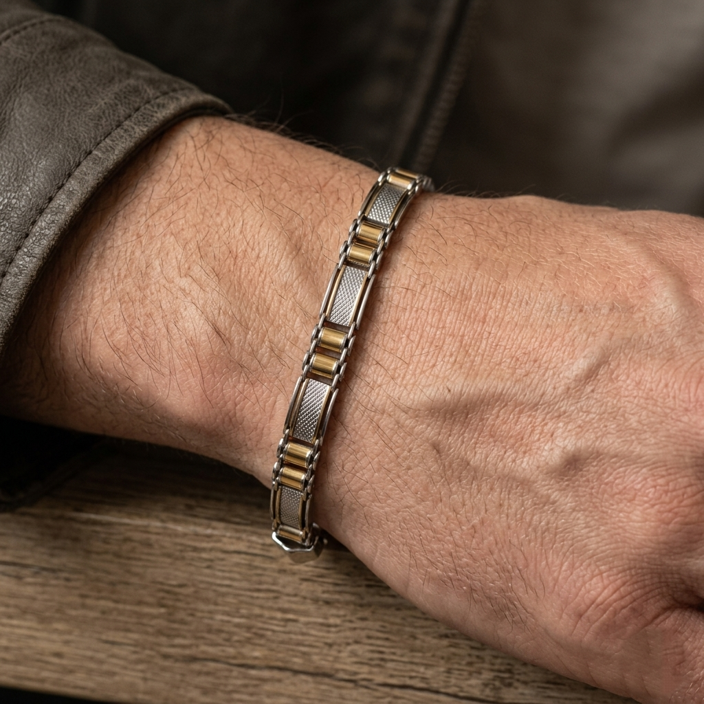 SIGOR Fortune Link 925 Silver Men’s Bracelet