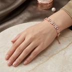 Royal Rose Tone Sterling Silver Bracelet