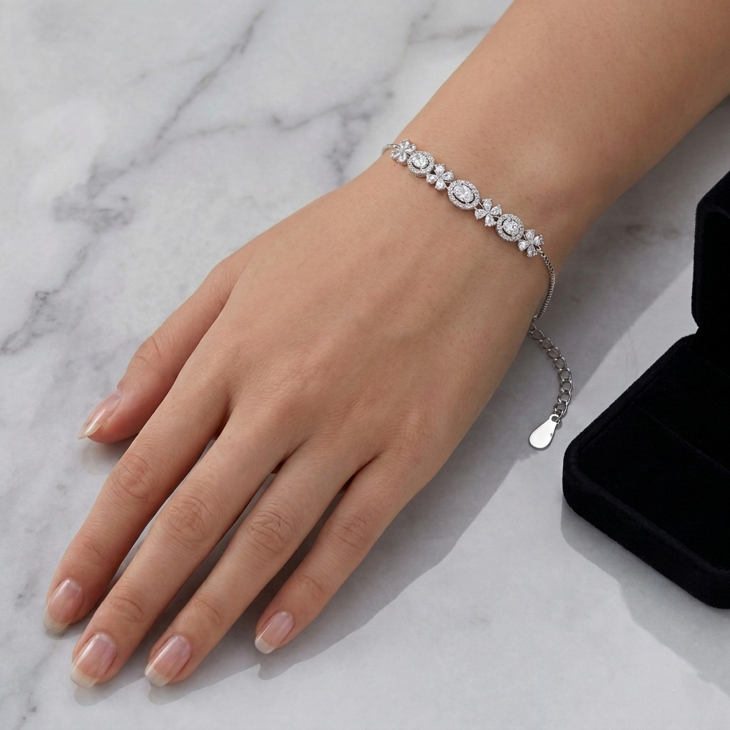 Celeste Sparkle 925 Silver Bracelet