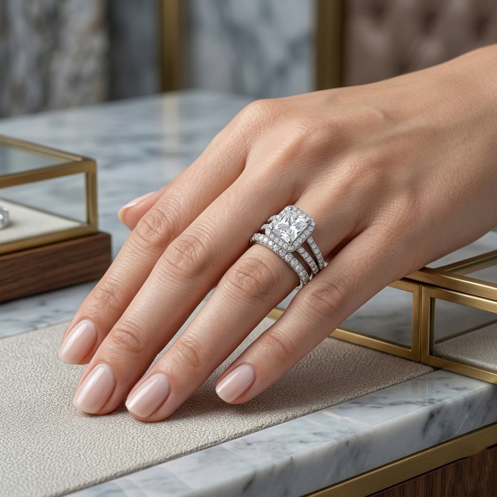 Silver Artisoul Solitaire Diamond Ring