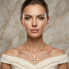 Royal Rose 925 Sterling Silver Pendant Set