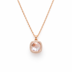 925 Silver Rose Tone Elegant Pendant Chain