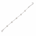 Classic Pearl Charm Silver Bracelet