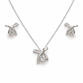 Minimal Beauty 925 Silver Chain Pendant Set