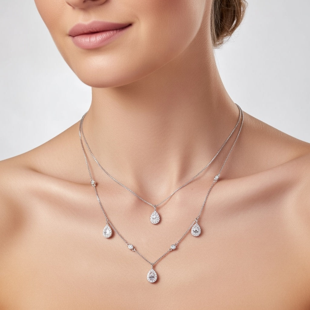 Modern Style 925 Silver Pendant Chain