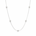 Classic Round Beads Silver Chain